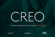 Creo | Classic Proportion Sans Serif, a Sans Serif Font by Wahyu & Sani Co. (Thumbnail 1 of 9)