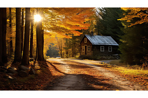 colors sunny fall ai generated, a Beauty & Fashion Photo by pikepicture