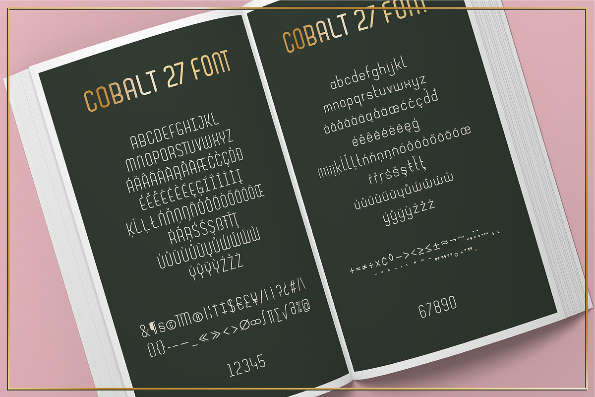 Cobalt 27 Modernist Font Family, a Sans Serif Font by Lee Iley (Photo 5 of 6)