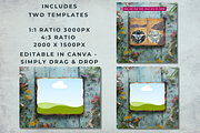 Junk Journal Pages Canva Mock Up, a Marketing Template by Rainbow Makery Design (Thumbnail 2 of 7)