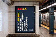 New York Metro Ad Screen Mock-Up 3, an Advertising Mockup by Graphic Shelter (Thumbnail 3 of 8)