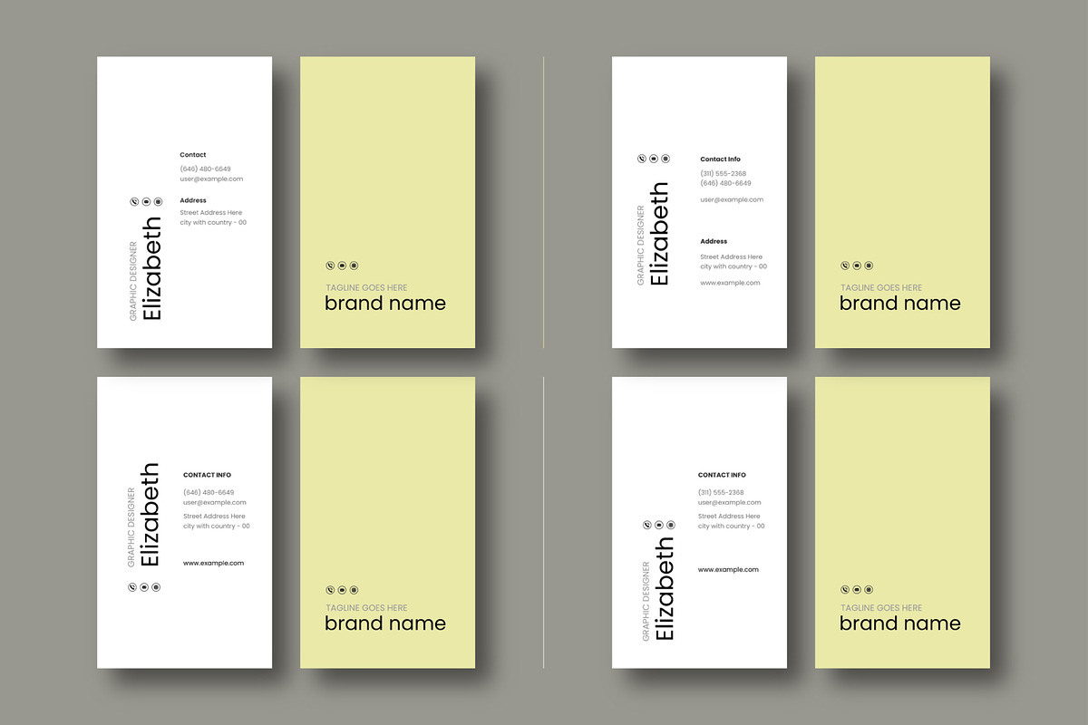 Minimalist ID Card Template