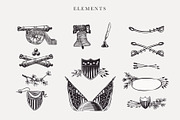 USA history & 4th of July vector set, a Decorative Illustration by kaer_shop (Thumbnail 3 of 14)