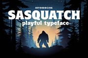 Sasquatch - Vintage Display Typeface, a Sans Serif Font by HipFonts (Thumbnail 1 of 11)