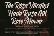 Roselight Brush, a Script Font by din-studio.com (Thumbnail 11 of 16)