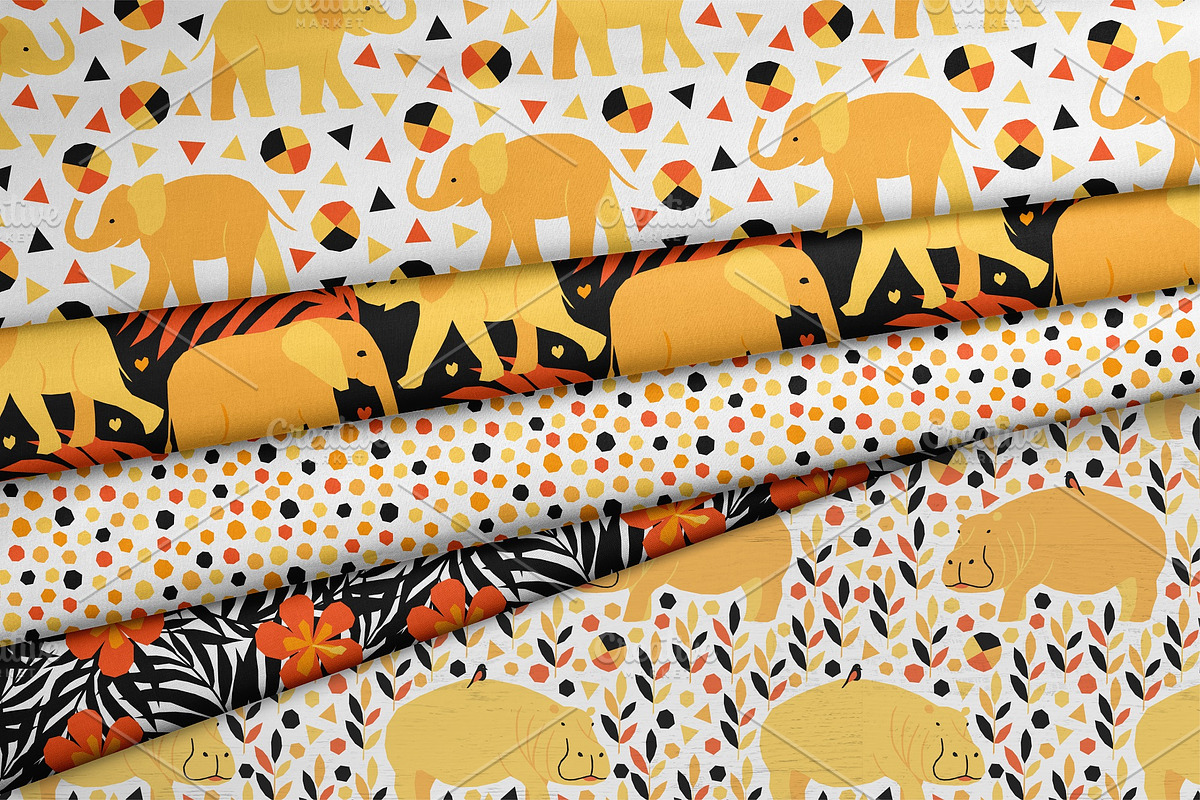Safari. Kids Pattern Collection, a Pattern Graphic by MarynArts (Photo 4 of 13)