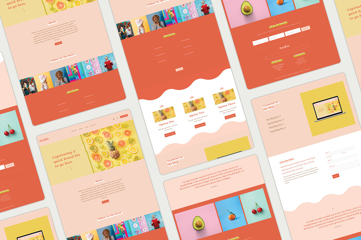 Andie | Squarespace Website Template, a Squarespace Template by Ryen Creative (Photo 2 of 5)