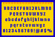 Blukat – Stencil Display Font, a Sans Serif Font by Griyo Type (Thumbnail 2 of 10)