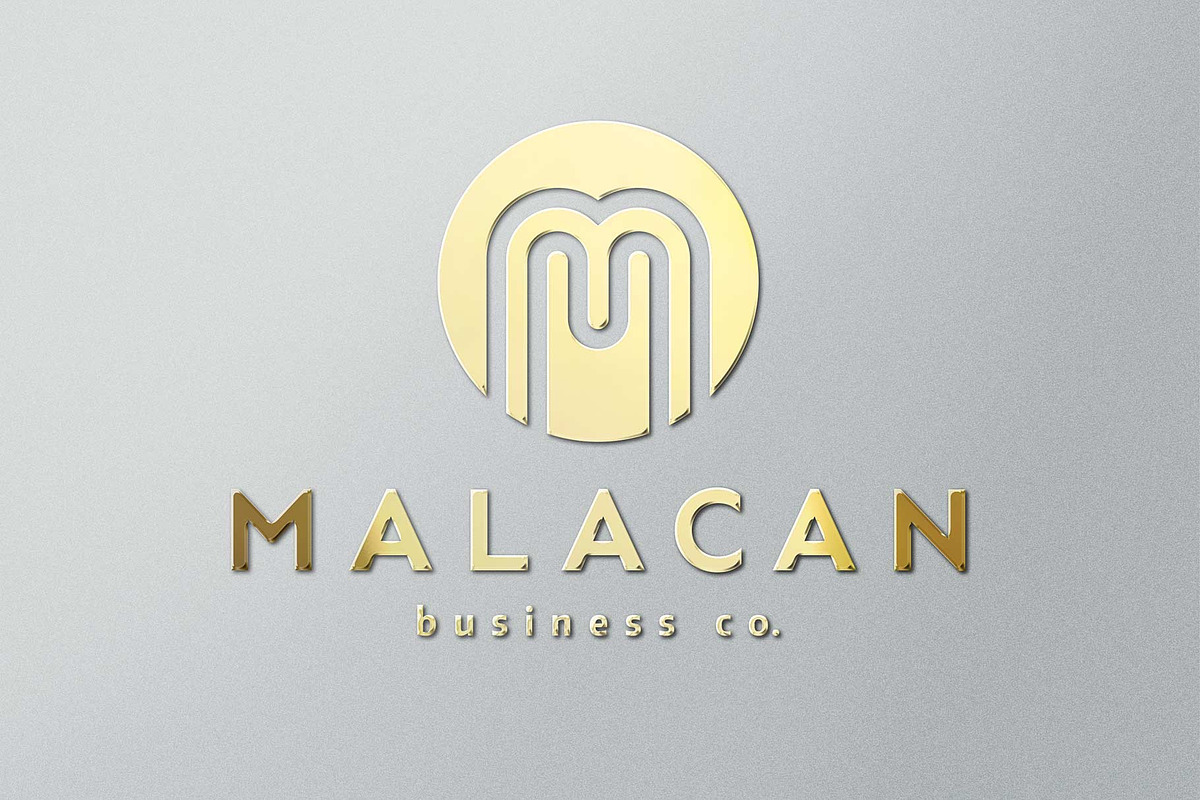 Malacan Logo - Letter M Monogram, a Branding & Logo Template by Mocca Design (Photo 4 of 6)