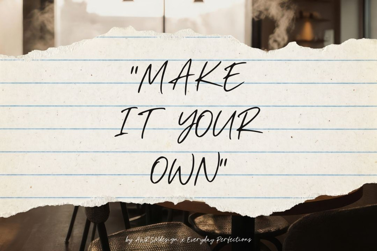 Kervano | A Modern Script Font, a Script Font by Everyday Perfection (Photo 4 of 5)
