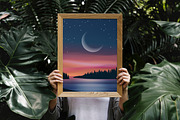 Moon Night Landscape, an Empty State Illustration by Digital Studio (Thumbnail 7 of 7)