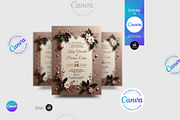 Christmas Wedding Invitation Flyer, a Flyer Template by Aam360 (Thumbnail 2 of 5)