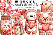 Valentine’s Day Love Clipart, an Illustration by Libby Wishes (Thumbnail 1 of 6)