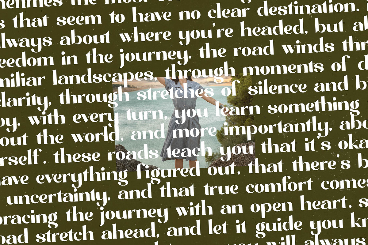 Comfort Roads Groovy Serif Font, a Serif Font by timelesstype.co (Photo 15 of 20)