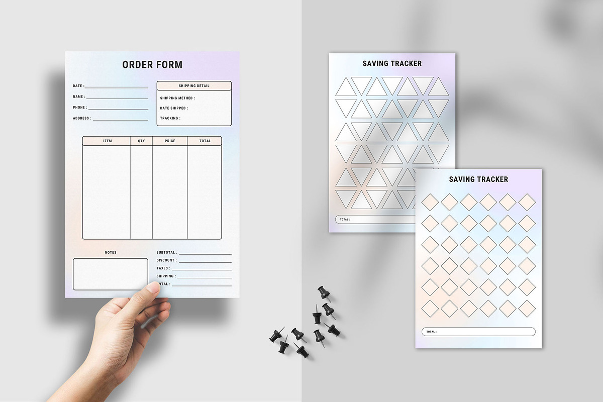 Business planner bundle Pack Canva, a Stationery Template by LaxmiOwl (Photo 3 of 7)