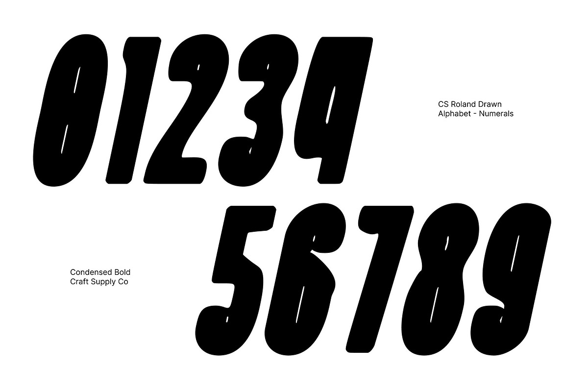 CS Roland Drawn, a Sans Serif Font by Craft Supply Co. (Photo 6 of 8)