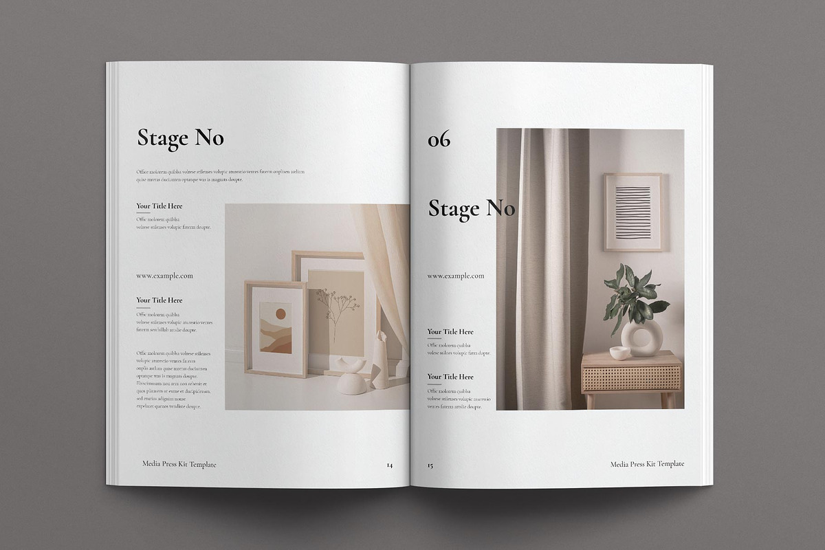Media Press Kit Template, a Magazine Template by E-Type (Photo 6 of 8)