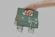 Holder Coffee Cup Mockup, a Packaging Mockup by Hokagata (Thumbnail 1 of 6)