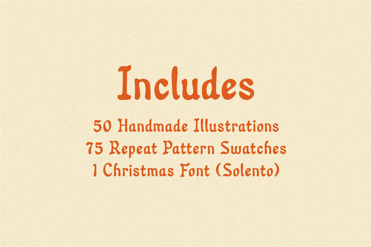 Vintage Christmas Collection: 3-in-1, a Blackletter Font by Bruised Goods (Photo 4 of 18)
