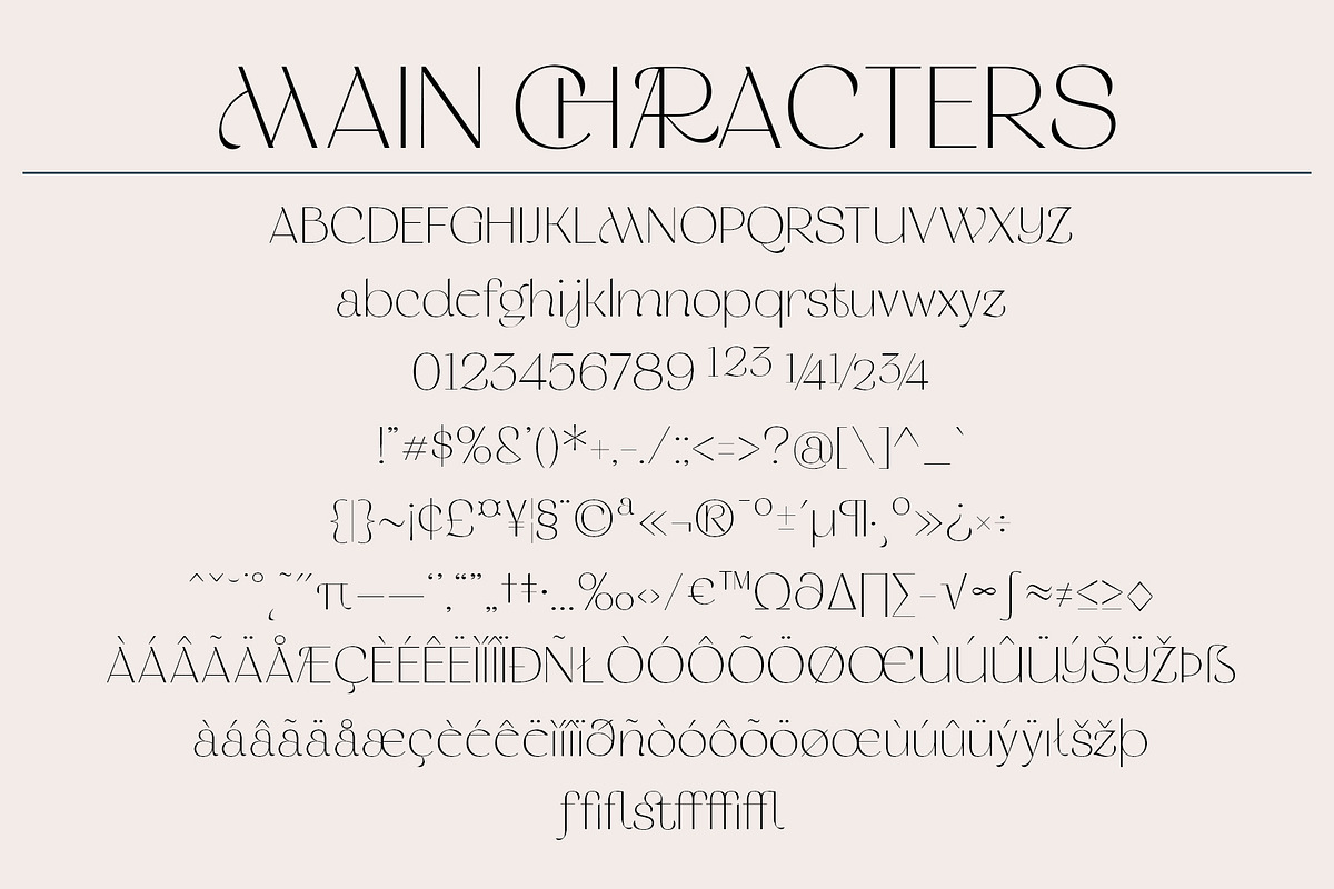 Murina Elegant Display Font, a Sans Serif Font by Siwox Studios (Photo 12 of 14)