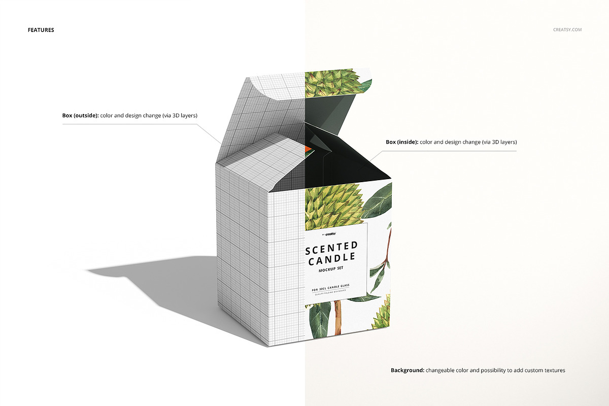 30cl Candle Box Mockup Set, a Household Mockup by Creatsy (Photo 3 of 11)