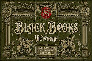 NS Blackbooks Vintage Font