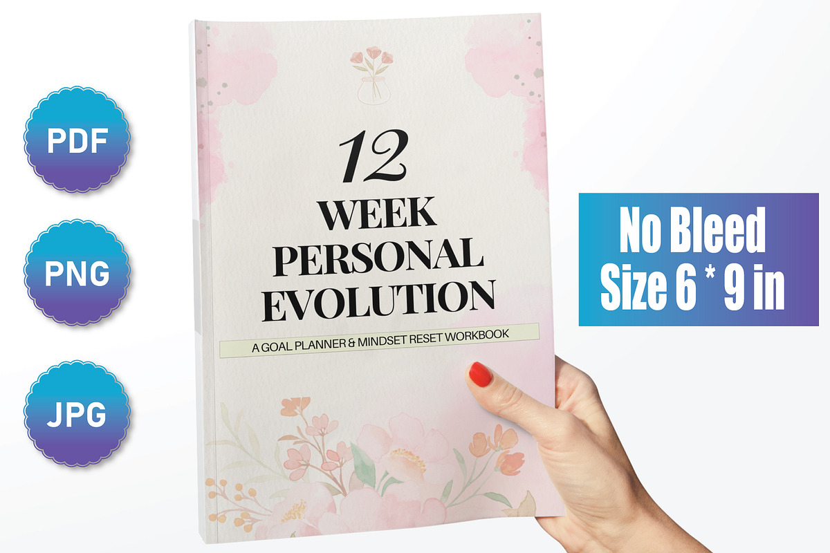 12-Week Personal Evolution Canva, a Print Template by Designmela01 (Photo 2 of 8)
