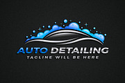 Auto Detailing Logo, Car Wash Logo, a Branding & Logo Template by Nahid Hasan Nilim (Thumbnail 2 of 6)