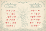 Aghony, a Blackletter Font by Burntilldead (Thumbnail 10 of 12)