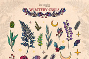 Wintery Owls, an Animal Illustration by Ink Stories (Thumbnail 6 of 26)