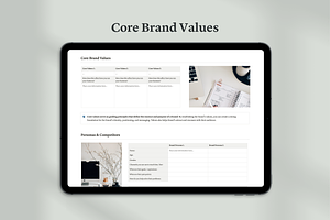 Notion Brand Strategy Template