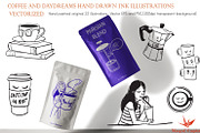 Hand drawn 22 coffee illustrations, a Food Illustration by Winged Graphics (Thumbnail 1 of 5)