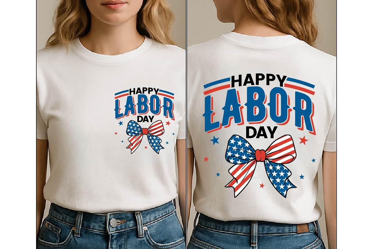 Labor Day Coquette Bow PNG SVG, an Object Graphic by EllaMaiyaali (Photo 1 of 8)