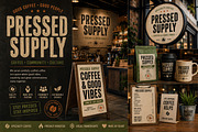 Pressed Supply, a Sans Serif Font by Art StoreID (Thumbnail 8 of 10)