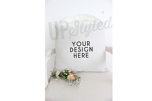 A194 Cushion Stock Photo Mock Up
