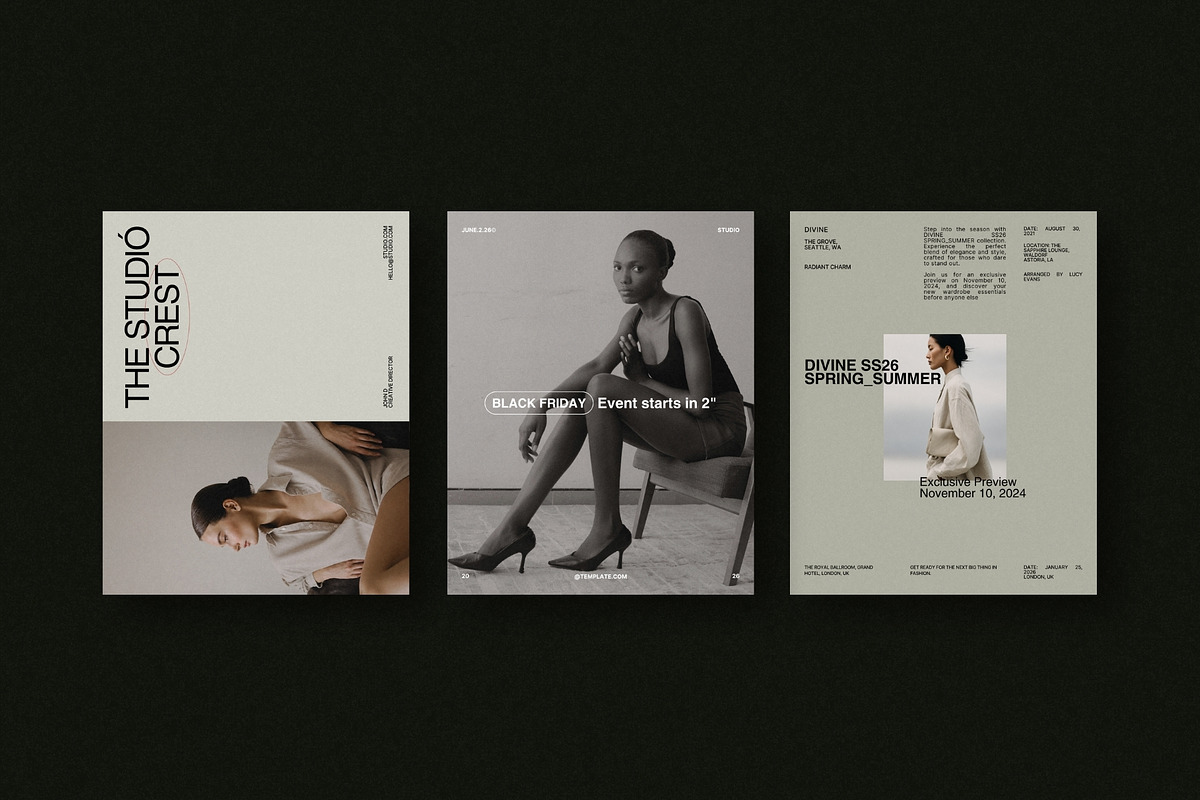 ZAVI | Social Media Kit (I), a Social Media Template by The Aesthetic Studio (Photo 6 of 10)