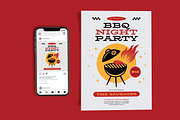BBQ Night Party, a Flyer Template by Me55enjah Design (Thumbnail 1 of 4)