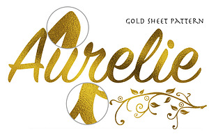 Aurelie-Gold Sheet Texture Effect V1