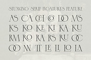 Caseopia Elegant Display Serif Font, a Serif Font by Letteralle Studios (Thumbnail 9 of 10)