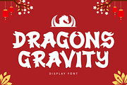 Dragons Gravity - Display Font, a Font by Illushvara Design (Thumbnail 1 of 7)