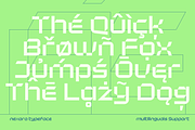Nexora Futuristic Display Typeface, a Sans Serif Font by Namela Studio (Thumbnail 6 of 8)