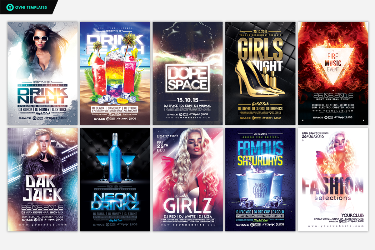 100 MASSIVE Flyer Bundle 94%OFF, a Flyer Template by OVNI-TEMPLATES (Photo 7 of 11)