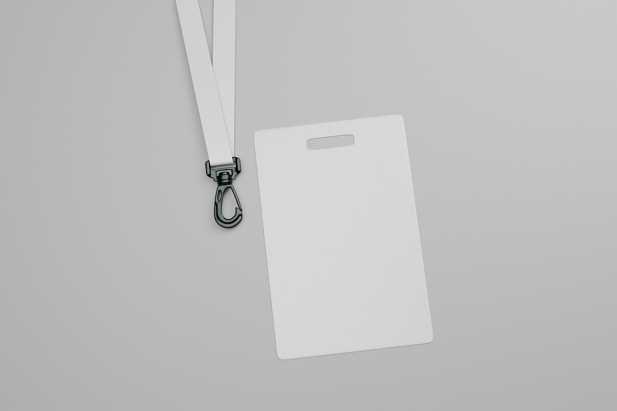 ID Card Holder Lanyard 3D Model, an Object 3D Model by Dudukbersama (Photo 1 of 2)