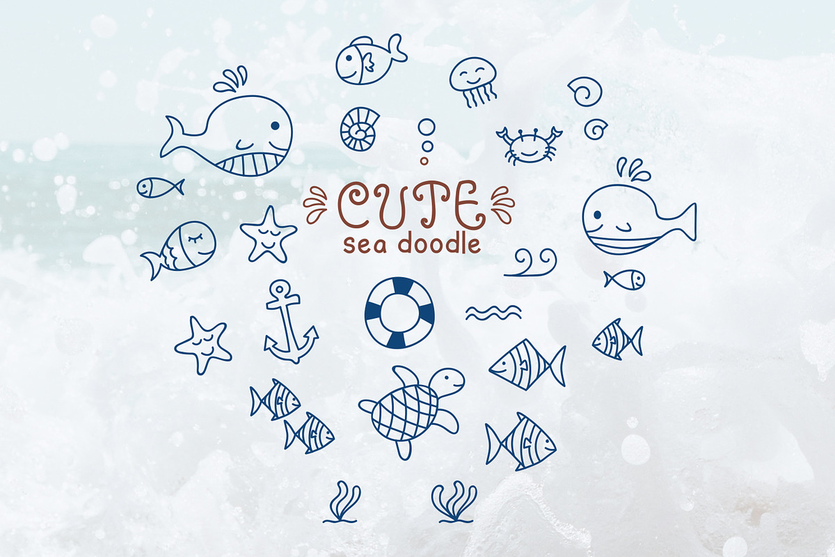 Blue Ocean - Cute Baby Font Duo preview 5