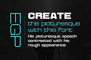 Reflect of Strictly Expanded, a Sans Serif Font by groens (Thumbnail 2 of 5)