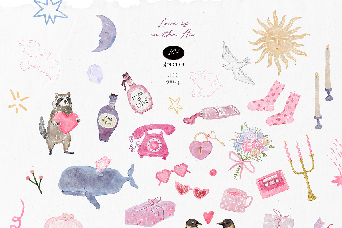 Whimsical Love Collection, an Object Illustration by Les Frolova (Photo 4 of 19)