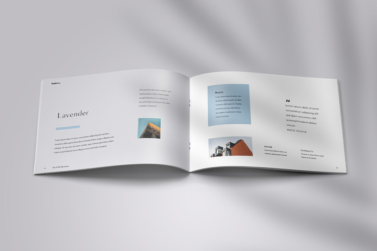 Kin & Gin - Brochure, a Brochure Template by Bokuto (Photo 3 of 13)