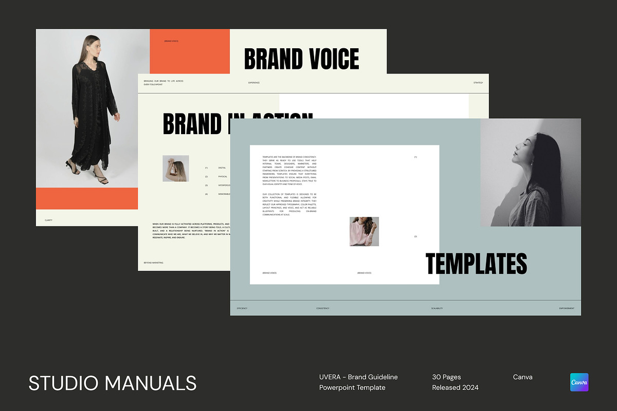 UVERA - Brand Guideline Powerpoint, a Social Media Template by Studio Manuals (Photo 6 of 8)
