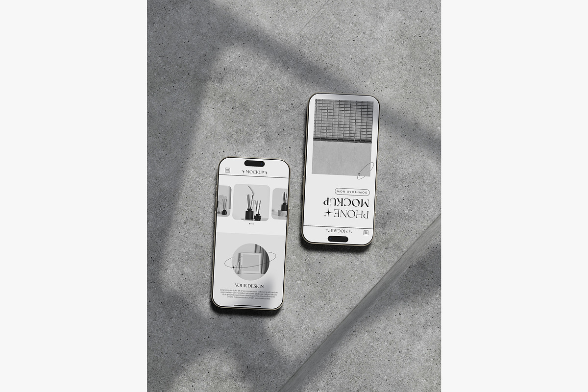 Device Mockup: iPhone & iPad Pro, an iPhone Mockup by mockupocka (Photo 12 of 15)