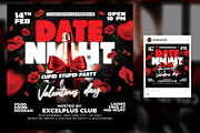 Valentines Day Date Night Flyer, a Flyer Template by RTXdesinger99 (Thumbnail 3 of 3)